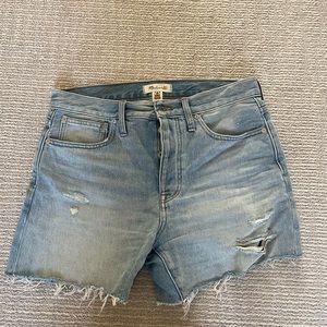 Madewell Distressed Denim Shorts
